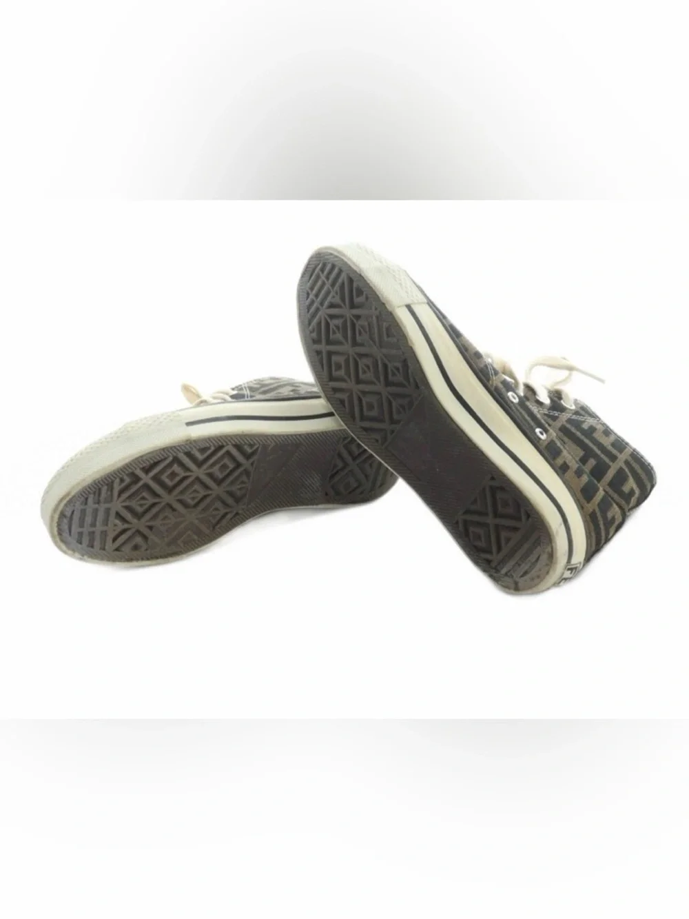 Vintage Fendi Zucca Print High Tops
